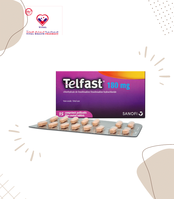 It helps in treating itchy skin, rashes or hives with a trusted formulation of Fexofenadine hydrochloride, a second generation anti-histamine that relieves allergy symptoms without causing drowsiness to keep you focused when you need it the most.