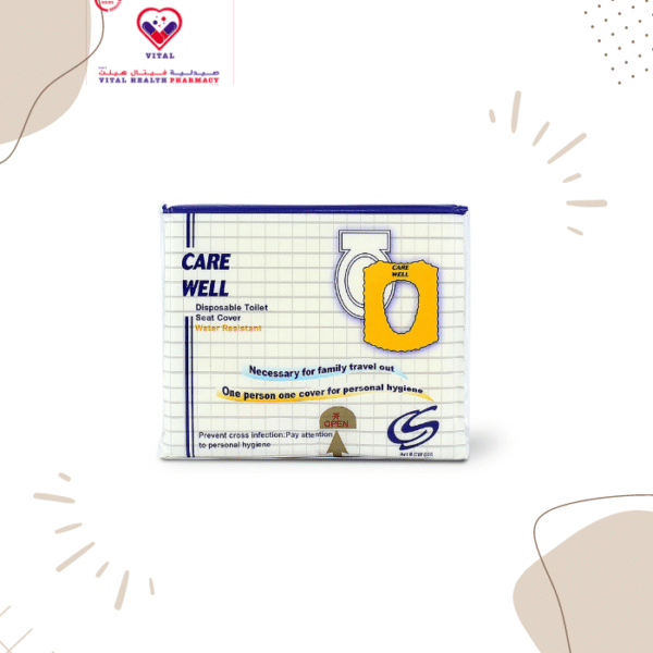 Care Well Water-Resistant Disposable Toilet Seat Cover