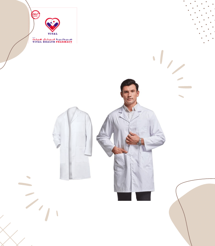 Lab Coat Male Large is made of high quality material which ensures durability.