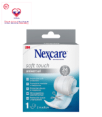 Nexcare Universal Soft Touch Plaster is soft and conformable. Made of breathable delicate material with good adhesion to skin.