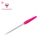 A high quality sapphire nail file with dual coarse/fine coating. File from one edge of the nail to the centre. Always use on clean and dry nails.