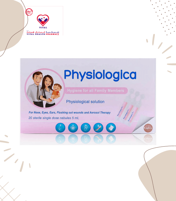 Very convenient format, the physiologica solution is presented in the form of single doses of 5 ml sterile solution of sodium chloride.