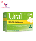 Ural Effervescent Powder helps in the reduction of burning pain by neutralising the acidity of the urine.