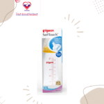 Pigeon Flexible Blue Slim Neck 150ml PP Nursing Bottle (0+ Months) - BPA free, BPS free