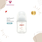 Easily combine breast and bottle feeding with a wide breast-shaped nipple with a soft feel that mimics the shape and feel of a breast; plus baby controlling the flow of milk like they do when breastfeeding. The nipple has a no-drip design which helps prevent lost milk from the tip.
