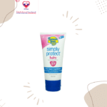 Banana Boat simply protect baby lotion is is mild enough for even the most delicate skin, made without oxybenzone, parabens, and no added oils or fragrances