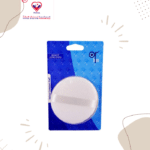 Features: Washable and reusable soft sponge material. Ribbon strap attached on the back makes the puff easy to hold. Distributes powder evenly on the face.