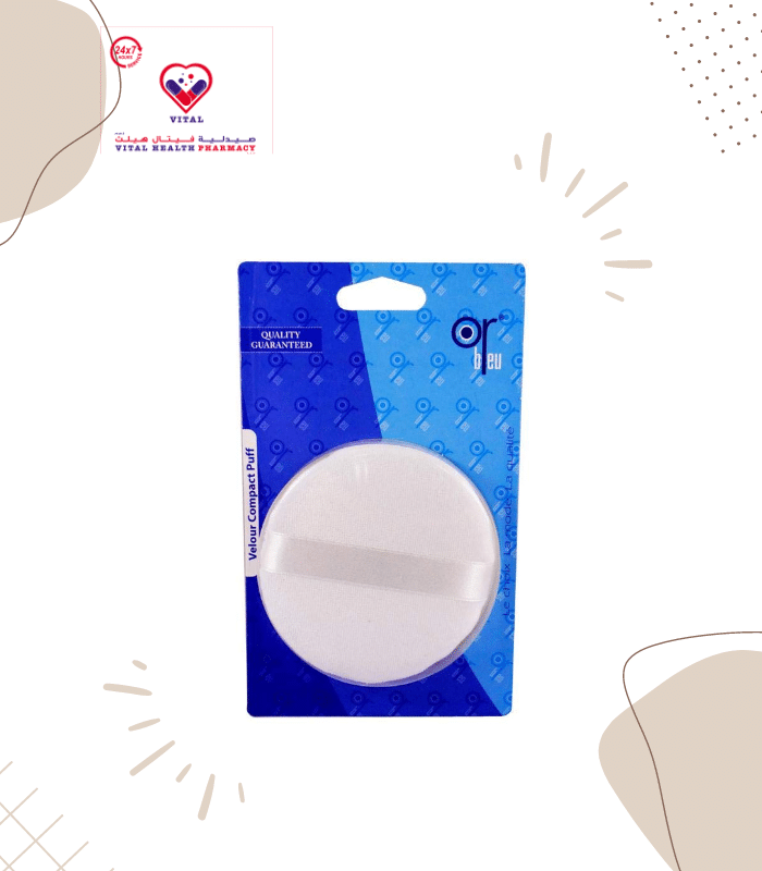 Features: Washable and reusable soft sponge material. Ribbon strap attached on the back makes the puff easy to hold. Distributes powder evenly on the face.