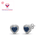 1 Pair Stainless Steel Stud Earrings for Men and Women, 316L Allergy-Free Stud Earrings, Diamond Earrings, Stud Earrings for Women, Elegant Classic (Silver)