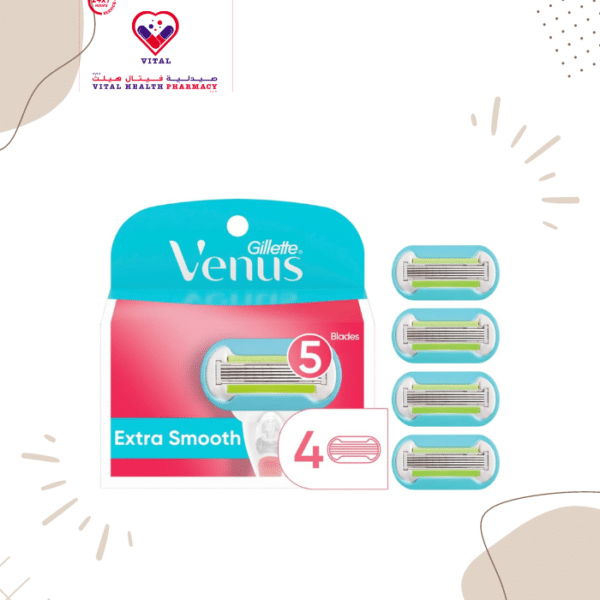 The Gillette Venus Extra Smooth Sensitive Razor is perfect for protecting your sensitive skin. With 5 blades for a long lasting smooth shave and SkinElixir that releases a perfect dose of protection you can feel.