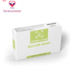 DERMA CARE MEDICATED SULFUR SOAP 100 Grams : DERMA CARE MEDICATED Sulfur Soap for face and body contains 10% SULFUR , with sunflower oil and NATURAL GERRN APPLE fragrance. Used For oily skin Formulated for cleansing face and body.