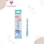 Extra soft and rounded bristles are tender and gentle on your child's gumsUses bristles made of Dupont Tynex Filament for effectively cleaning of baby's teethThin brush head allows it to move easily into baby's mouth during cleaningLonger bristle at the tip of brush for better cleaning of back teeth.