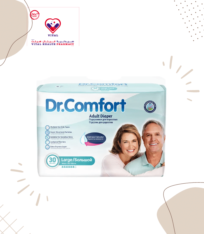 Its extra dryness layer keeps your skin dry and comfy all day and night while the leakproof barriers ensures maximum protection to prevent any leakage which provides you extra comfort and confidence for a prolonged use.