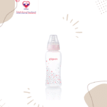 The Pigeon Flexible™ Clear Bottle is a slim neck bottle with an attractive pink star design. Use with Pigeon Flexible Peristaltic Teats.