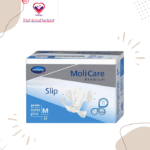 - Wetness indicator shows when the product needs changing. Blue PE backsheet to make the product easily distinguishable from other ranges.