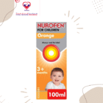 Nurofen Fever & Pain Relief Suspension Orange Flavor for Children (3+ Months) - sugar free, color free 100 ml