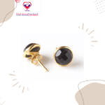 These gold stud earrings go great dressed up or casual. Suitable size. Wear comfortable and lightness.
