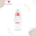 The shape fits perfectly onto your baby's tongue, allowing smooth tongue movement and minimizing air intake. AVS Air Ventilation System: Pigeon peristaltic nipple with its Air Ventilation System helps to adjusts air pressure inside the bottle. Specially designed projections at the base and the top of the teats allow milk to flow smoothly into the baby mouth.