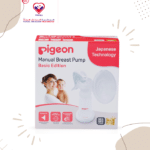 The Pigeon Manual Breast Pump has a comfort proper fit, for maximum ease while mothers express breast milk.