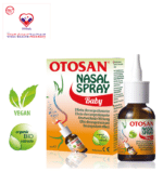 At the same time the spray sanitizes the nasal cavities by its dehydrating properties and simultaneously helps to liquefy the mucus. Even in the event of excessive dryness of the mucous membranes, the nasal spray is recommended. The spray cleanes the nose, including the sinuses and provides protection against new attackers.