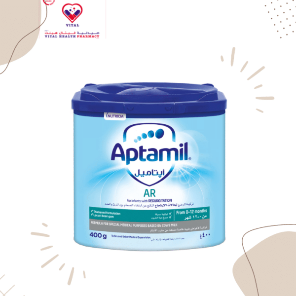 Aptamil Anti-Reflux is a food for special medical purposes for the dietary management of frequent reflux and regurgitation.Suitable for use as the sole source of nutrition for infants from birth, and/or as part of a balanced diet from 6-12 months.