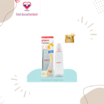 The super soft silicone, wi th i ts double thickness, ensures ideal softness and flexibility for your baby to latch-on comfor tably and easily.