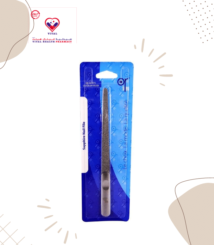 Helps in shaping, smoothing, and finishing nails.