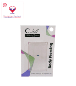 C-bo body jewelries are made from surgical stainless steel with crystals and cubic zirconia gemstones. They are fashionable and designed to be used for body piercings with no allergic reactions.