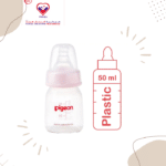  With A 100% Silicone Made Peristaltic Plus Nipple, Pigeon Streamline Slim Neck Bottle Offers Flexibility To Allow Smooth Movement Of Your Baby’S Tongue And Jaw. The Soft, Stretchable Nipple Makes Sucking And Latching Easier While The Built-In Air Ventilation System Reduces Gas Intake To Prevent Colic Issues. ".
