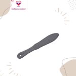 - Double-sided pedicure file with ergonomic handle and “soft touch” grip for easier handling.