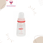 Pigeon Turquoise 120ml Slow Flow Plastic Nursing Bottle (0+ Months) - BPA free, BPS free