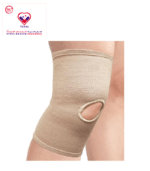 The patella open design ensure the stability of patella. Elastic tubular design provides comfort at the knee area. Indications: For weak or injured knee, compress and stabilize knee joint, reduce pain caused by arthritis and overuse injuries and relieve muscle strain.