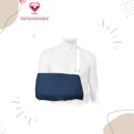 Large pocket made of durable poly or cotton easily accommodates bandages and casts. Wide shoulder strap with shoulder pad reduces neck and shoulder strain. 
