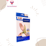 The support has been manufactured using Medical neoprene. The support can also aid using heat retention with an aluminium stay for extra support and deter thumb movement.