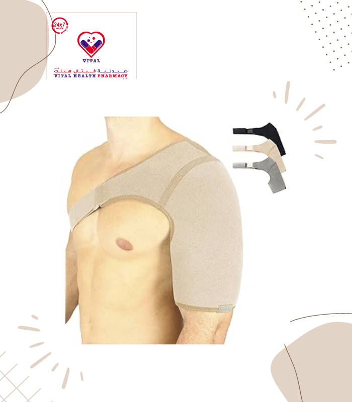 It provides warmth, support and pain relief to shoulder joint. It gives stability and joint flexibility to quicken the healing process. It can be worn comfortably under clothing.