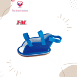 This product is made of beveled rocker sole to allow normal walking motion and balance.Upper portion is made of soft canvass with velcro closure and ripple sole to prevent slipping.Suitable and ideal for use after plasted cast application of the foot.