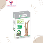 Go Silver Compression socks with the power of Silver, combination of cotton and polyamide with pure silver, with compression percentage 23-32 mm HG which is suitable for people have the varicous veins,it is with action as compression socks and anti-bacterial, anti bad odor, and against circulation problems

