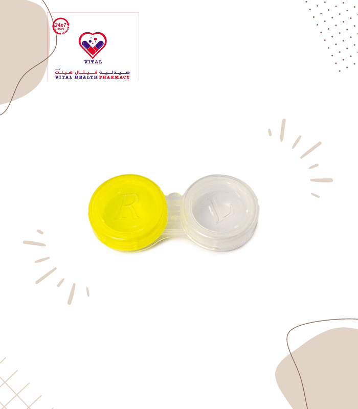 Easy Life Yellow Contact Lens Case with Box